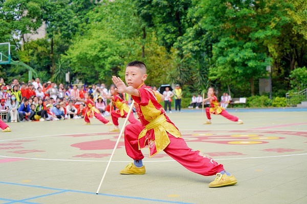 武术队带来精彩的表演。.jpg 武术队带来精彩的表演。.jpg